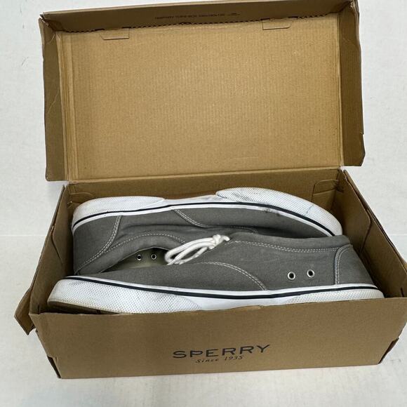 Sperry Top Sider Men Size 13 Halyard Ash Gray Sneaker Boat Shoe Casual Preppy main image 5